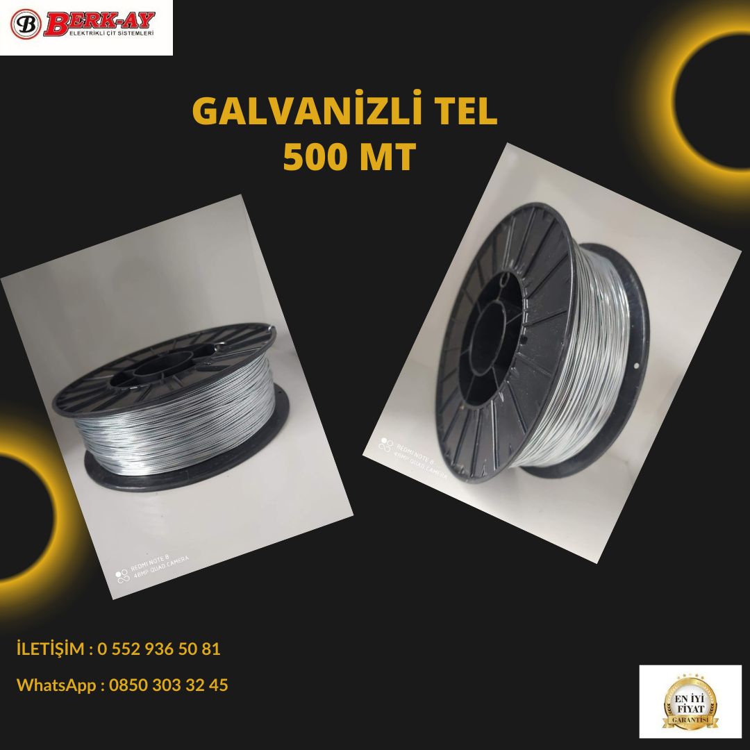 GALVANİZLİ ELEKTRİKLİ ÇİT TELİ