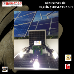 GÜNEŞ ENERJİLİ PRATİK AYDINLATMA SET