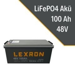 LEXRON 100AH 48V LİTYUM AKÜ