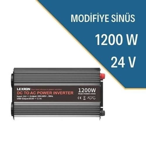 LEXRON 1200W-24V MODİFİYE SİNÜS İNVERTER