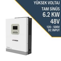 LEXRON 6.2KW MPPT 120-500V PV INPUT 100A MPPT INVERTER PARALLENEBİLİR