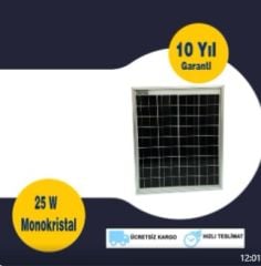 12 V 25W Monokristal