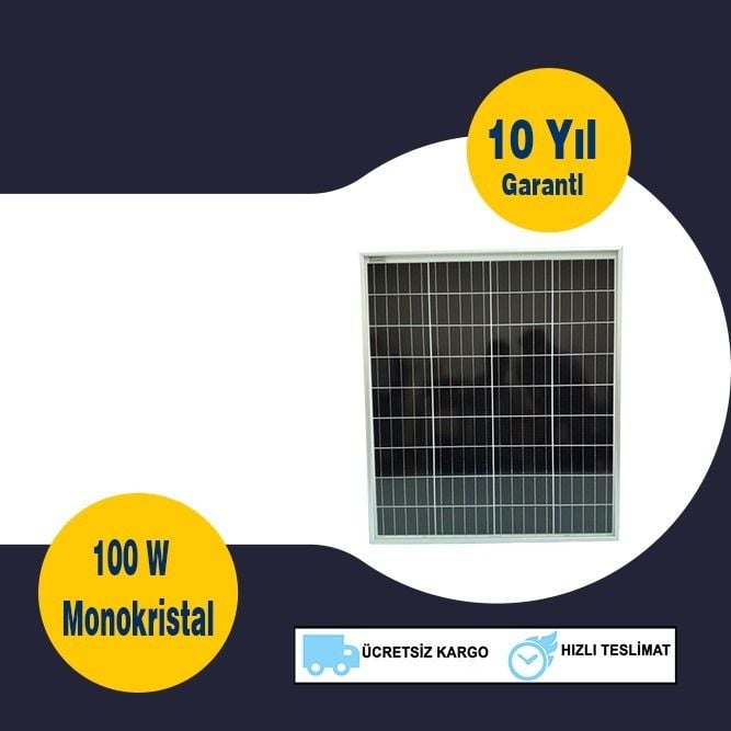 100 W Monokristal