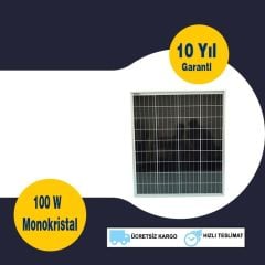 100 W Monokristal